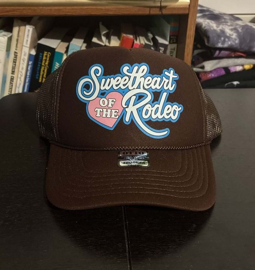 Otto Sweetheart Of The Rodeo Trucker Hat Brown Foam OSFM